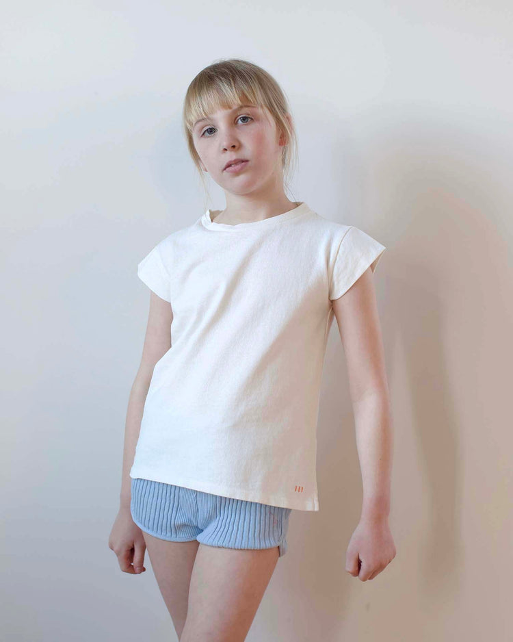 Little sunchild kids salento tee in milk