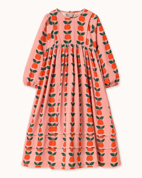 Tiny Cottons Apple Pleats Dress for Kids, Multi Color, 8Y Tiny Cottons Apple Pleats Dress for Kids, Multi Color, 8Y