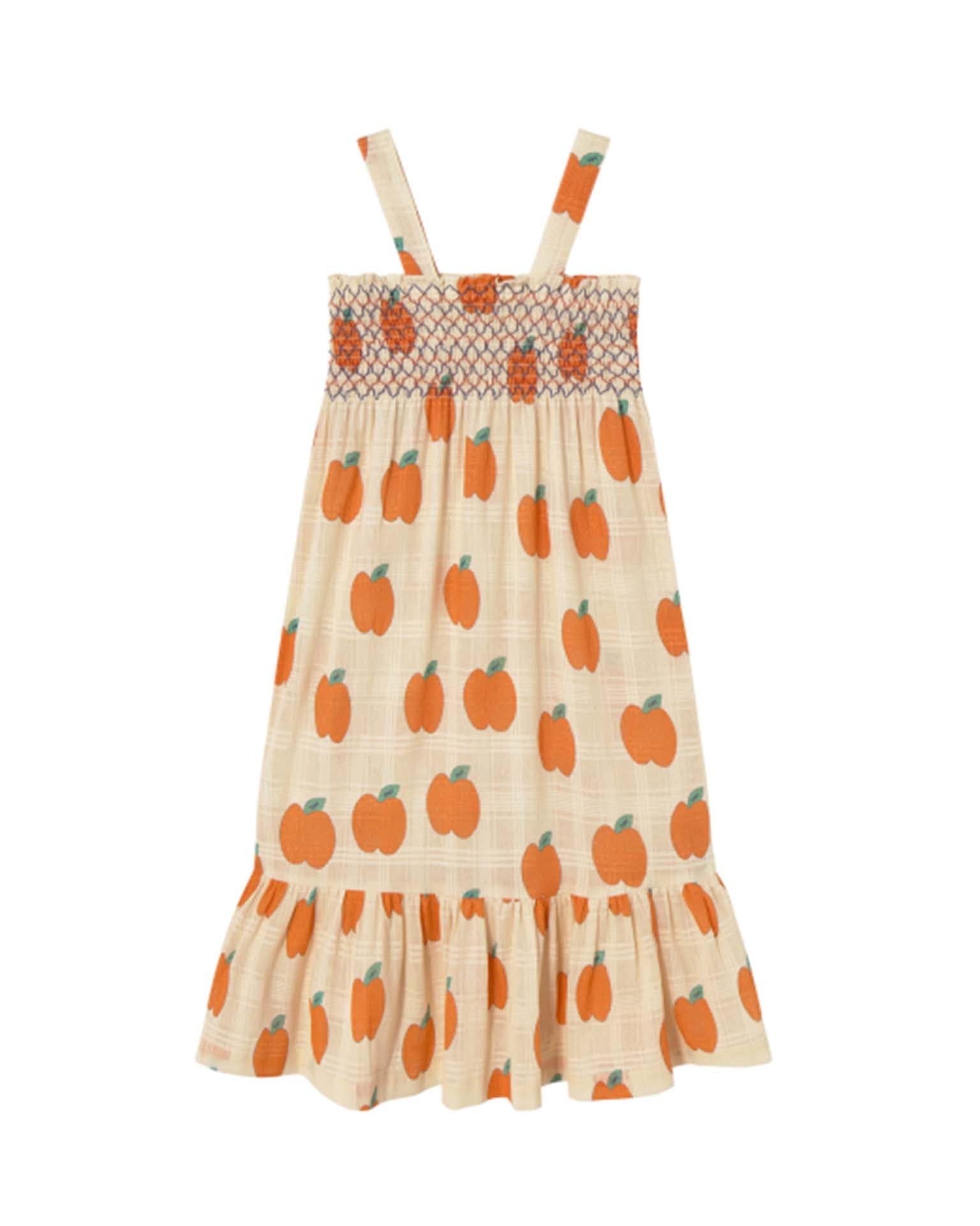 Tiny Cottons Apples Dress for Kids, Light Cream, 2Y Tiny Cottons Apples Dress for Kids, Light Cream, 2Y