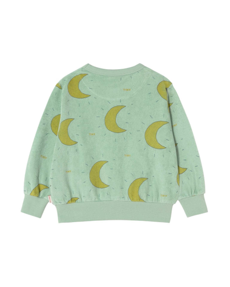 Little tiny cottons kids midnight sun sweatshirt in pale mint