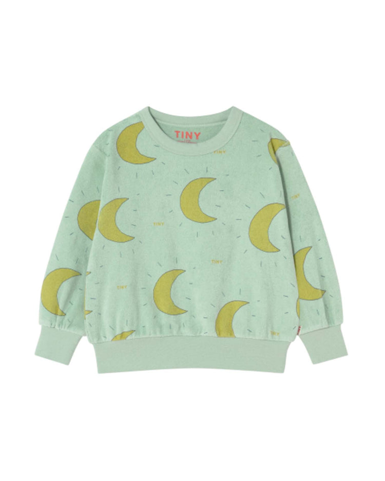 Little tiny cottons kids midnight sun sweatshirt in pale mint