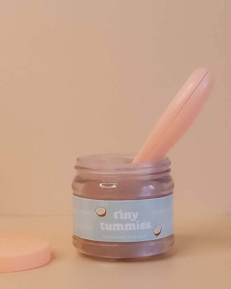 Little tiny harlow play tiny tummies jar + spoon coconut yogurt