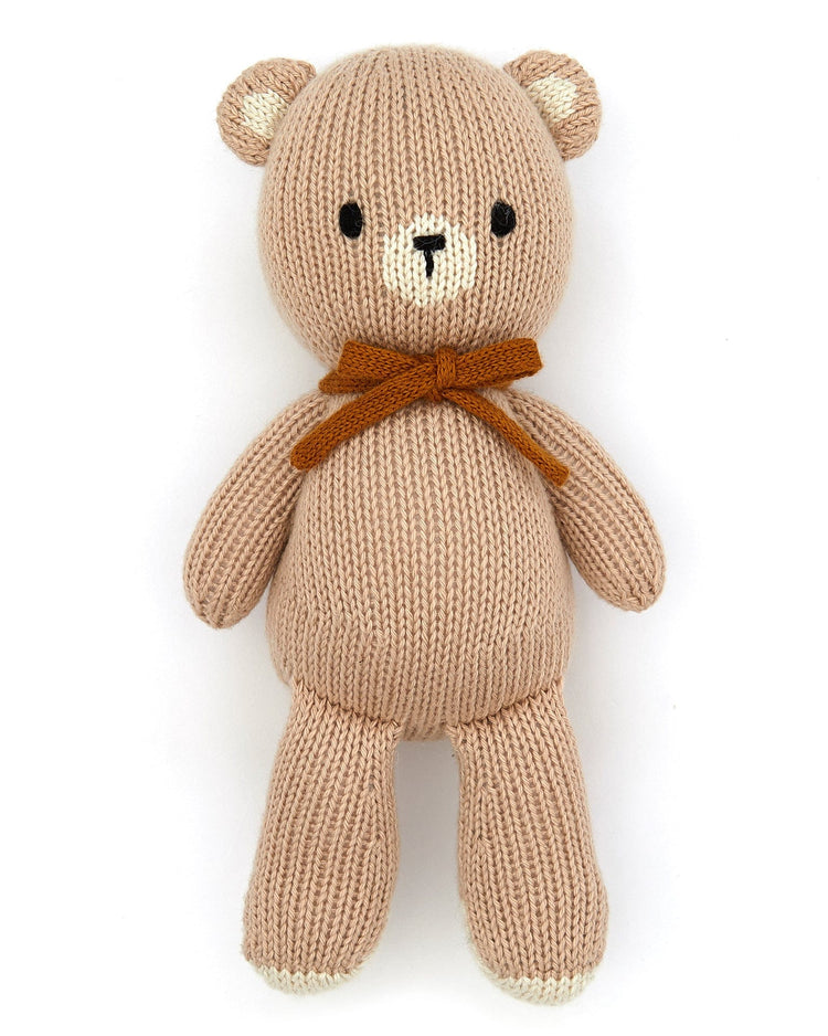 Little tun tun play baby bear in beige + tobacco