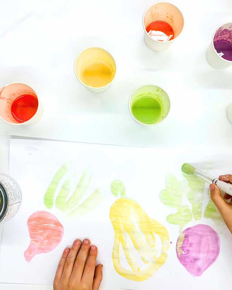 twee farmer kerri's winter veggie paint set play Little