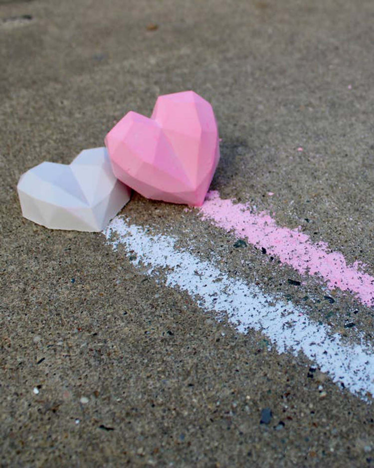 twee piece of my heart sidewalk chalk play Little