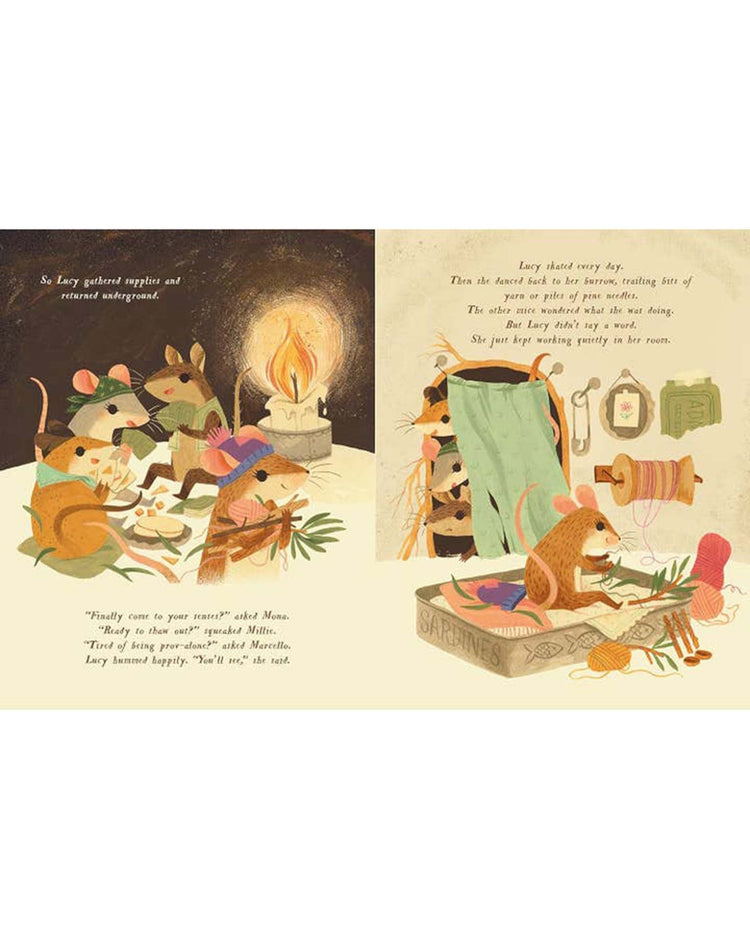 Little union square & co. play mice skating by Annie Silvestro + Teagan White