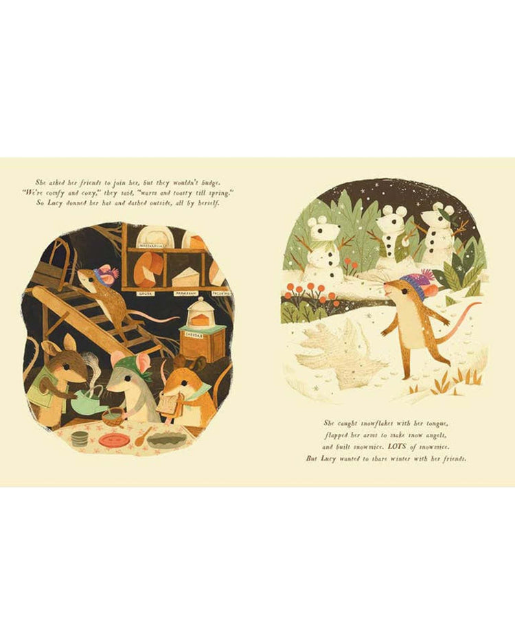 Little union square & co. play mice skating by Annie Silvestro + Teagan White