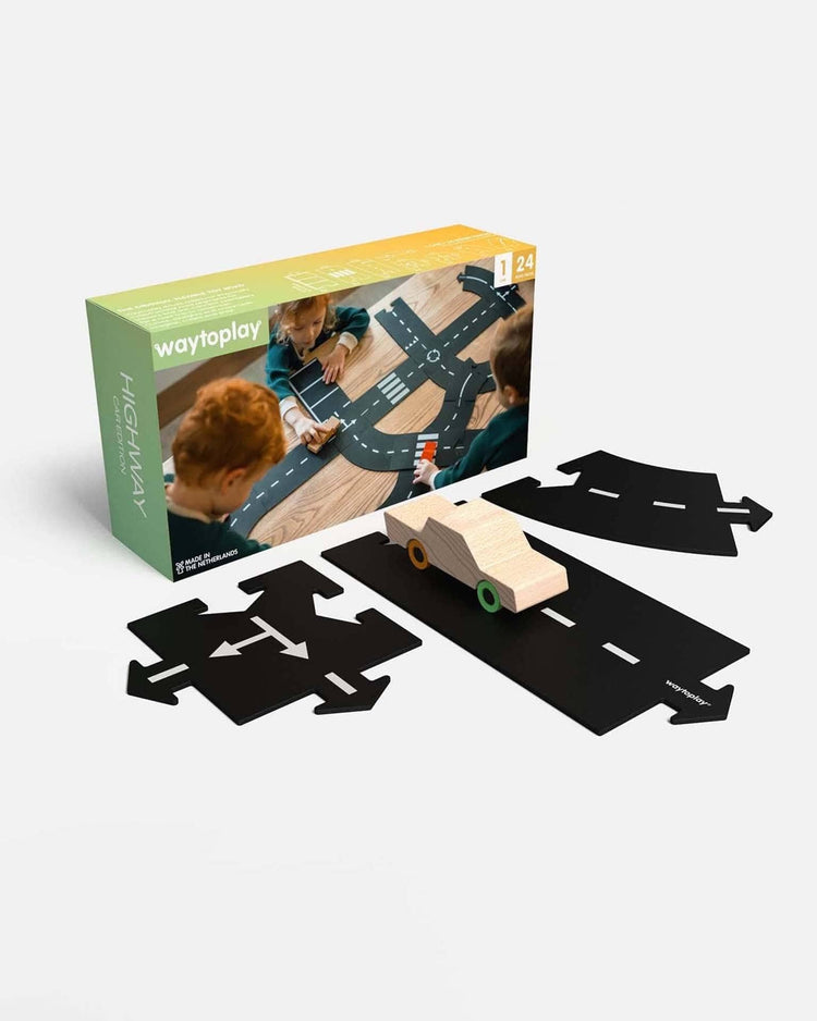 Little waytoplay play highway set car edition