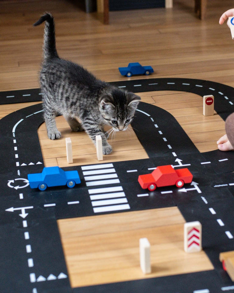 waytoplay king of the road extra long with cars play Little