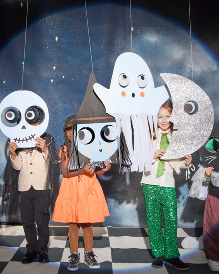 giant halloween character hanging decorations