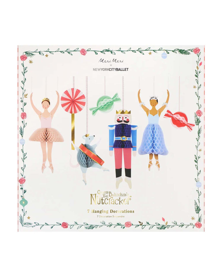 meri meri x new york city ballet hanging decorations