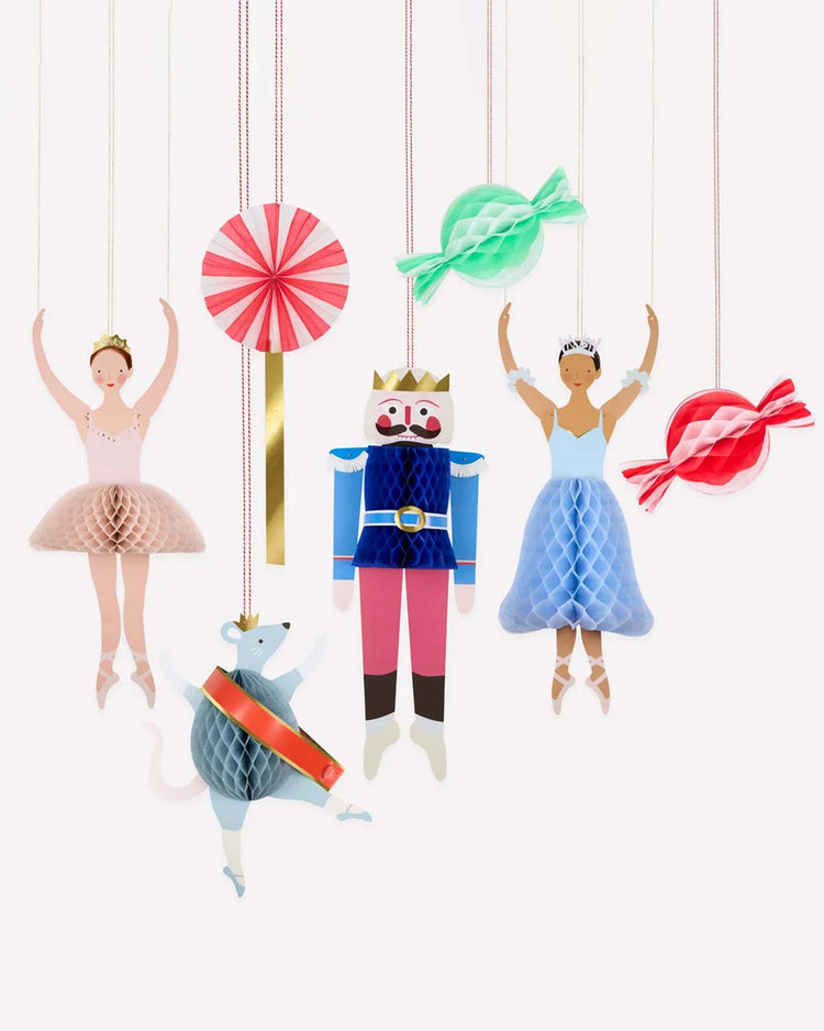 meri meri x new york city ballet hanging decorations