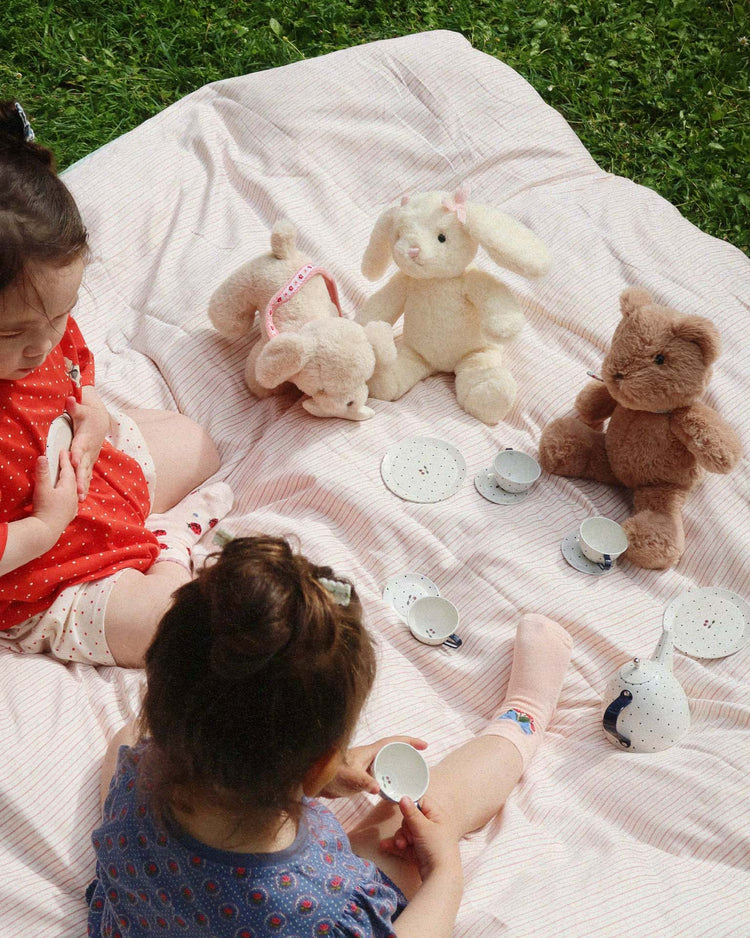 Little konges sløjd play tea party set in blue dot