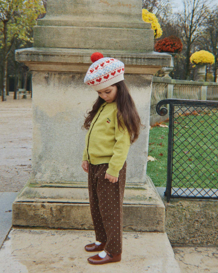 konges sløjd cathy cardigan in leek green kids Little