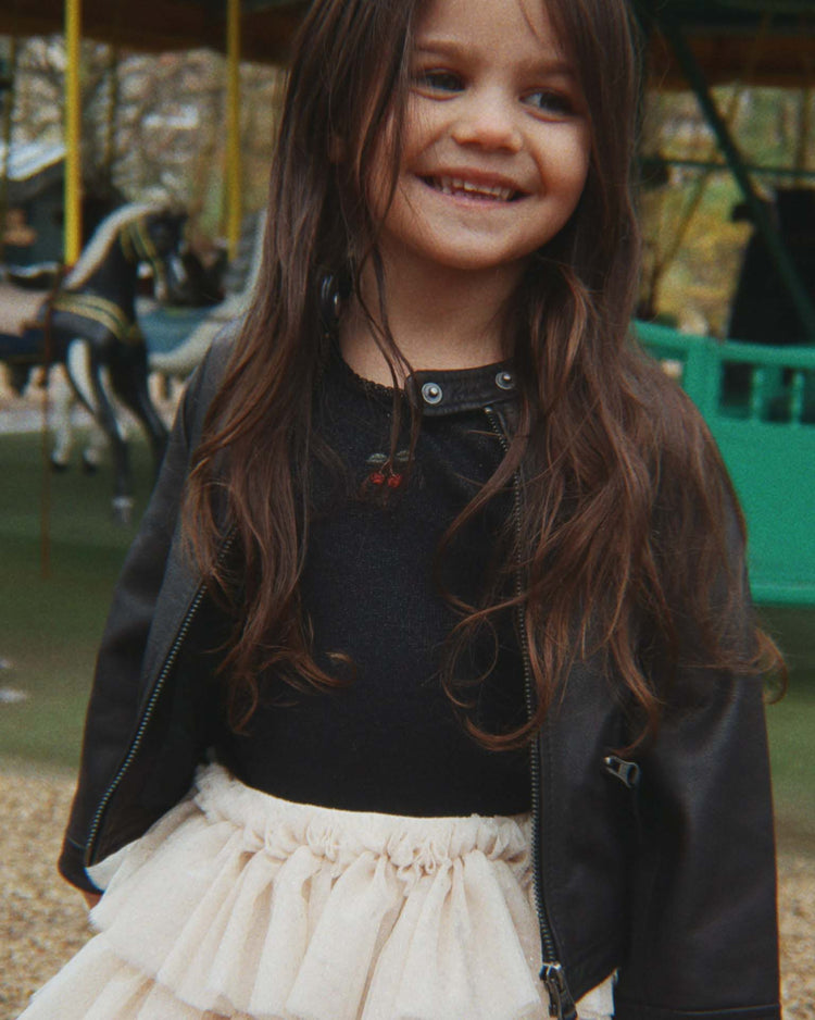 konges sløjd roli blouse in black kids Little