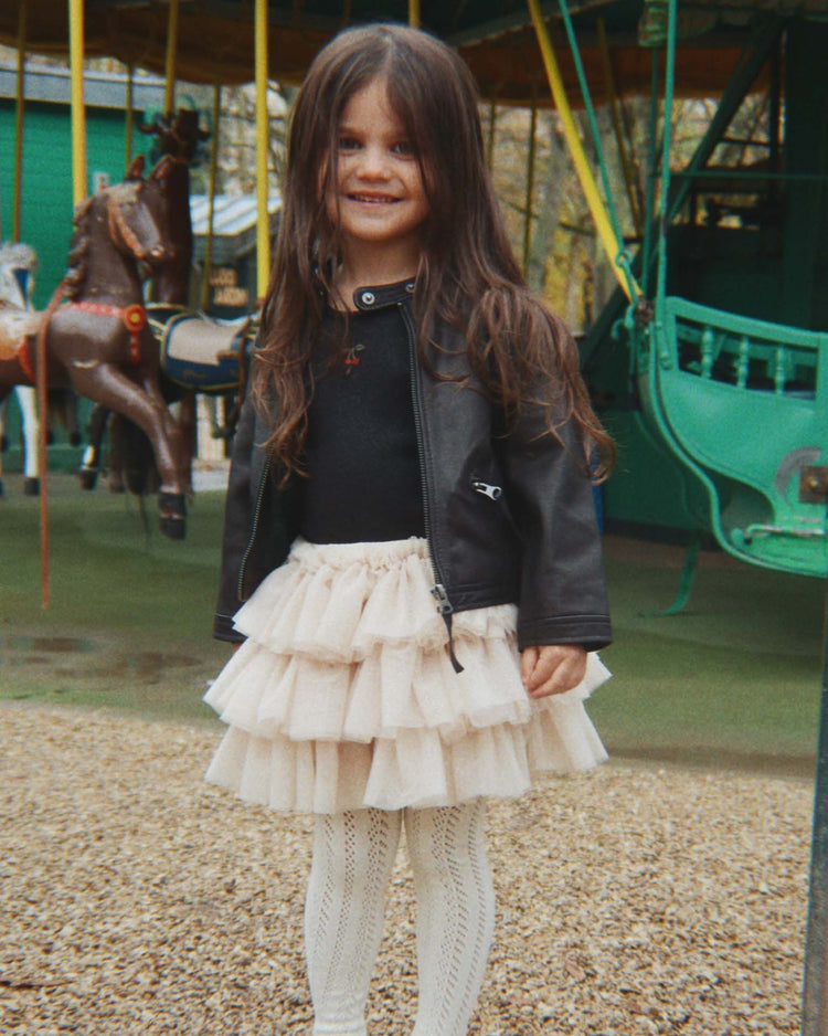 konges sløjd roli blouse in black kids Little