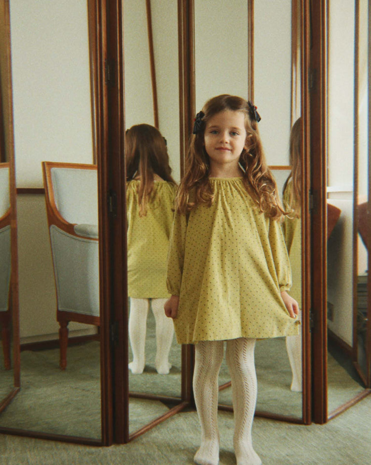 konges sløjd marlo dress in dot leek kids Little