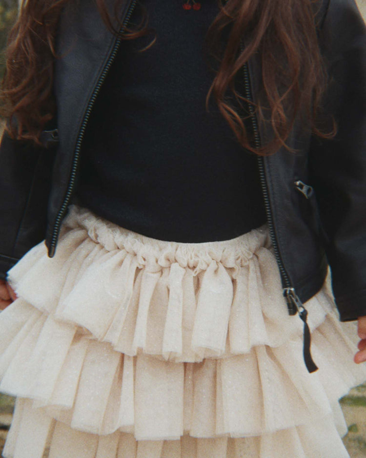 konges sløjd fay skirt in bleached sand kids Little