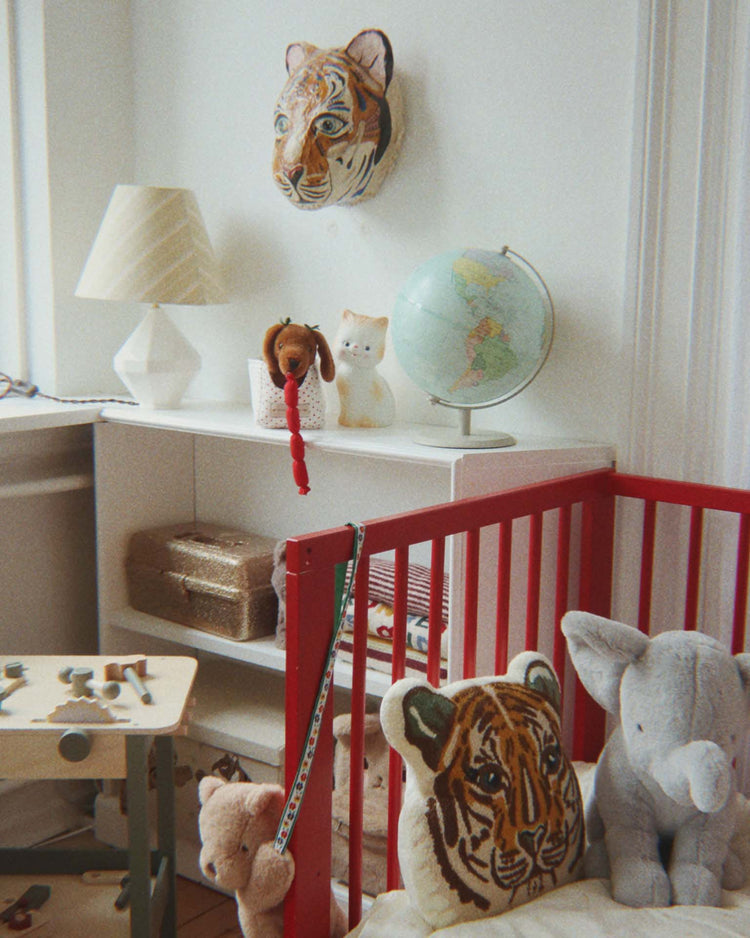 konges sløjd tiger wall decoration home Little