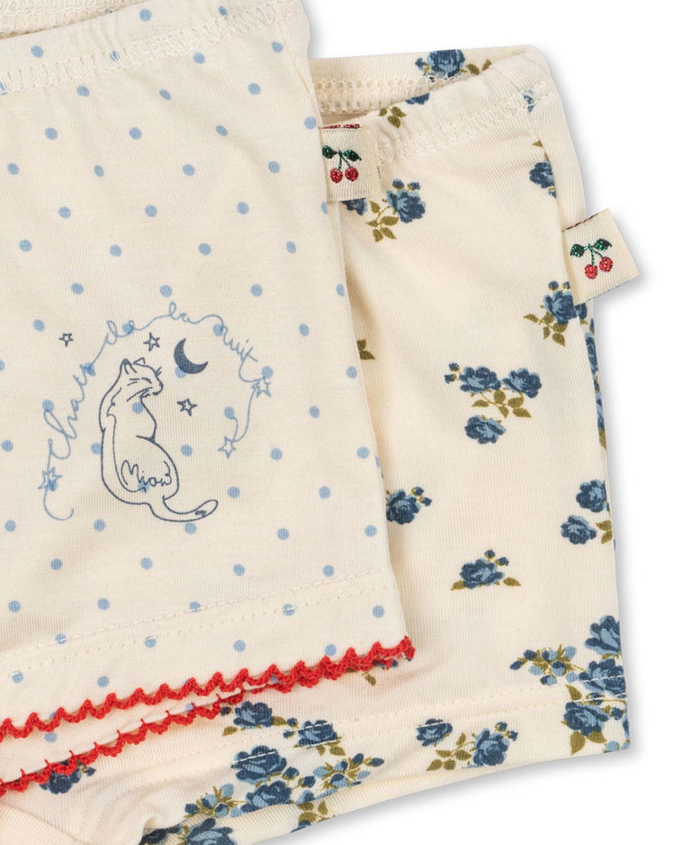 konges sløjd mimmi modal hipsters in blue kitty dot + tramonto kids Little