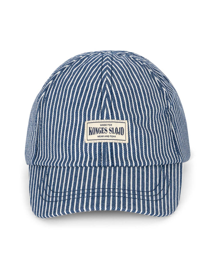 konges sløjd luc cap in blue stripe accessories Little