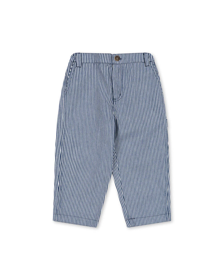 konges sløjd luc pants in blue stripe kids Little