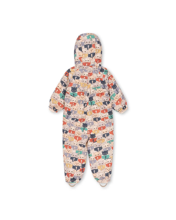 konges sløjd nohr snowsuit print in like cats and dogs kids Little