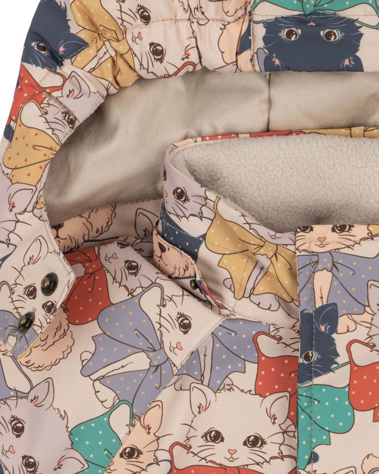 konges sløjd nohr snowsuit print in like cats and dogs kids Little
