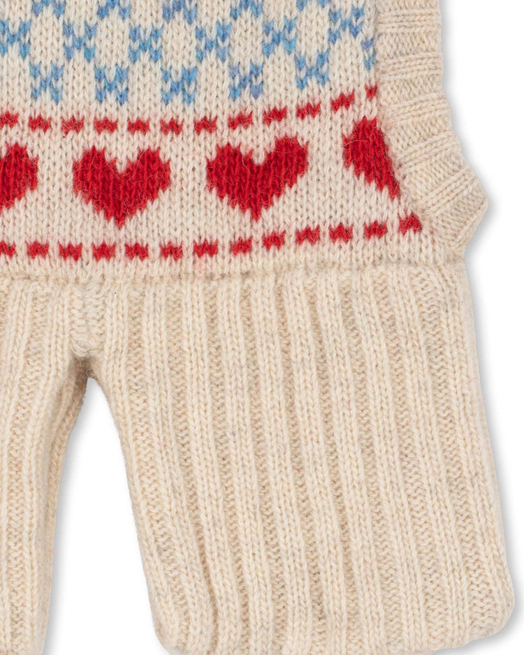 konges sløjd belou balaclava in heart kids Little