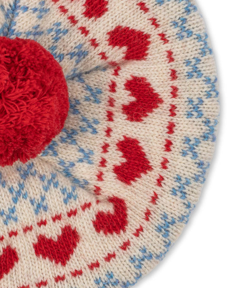 konges sløjd belou beret in heart kids Little