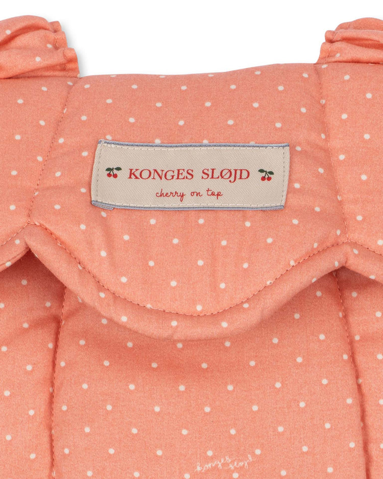 konges sløjd doll carrier in rose dot play Little