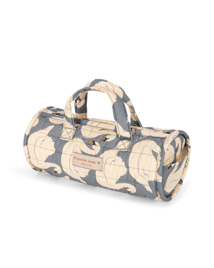 doll travel bed in swan