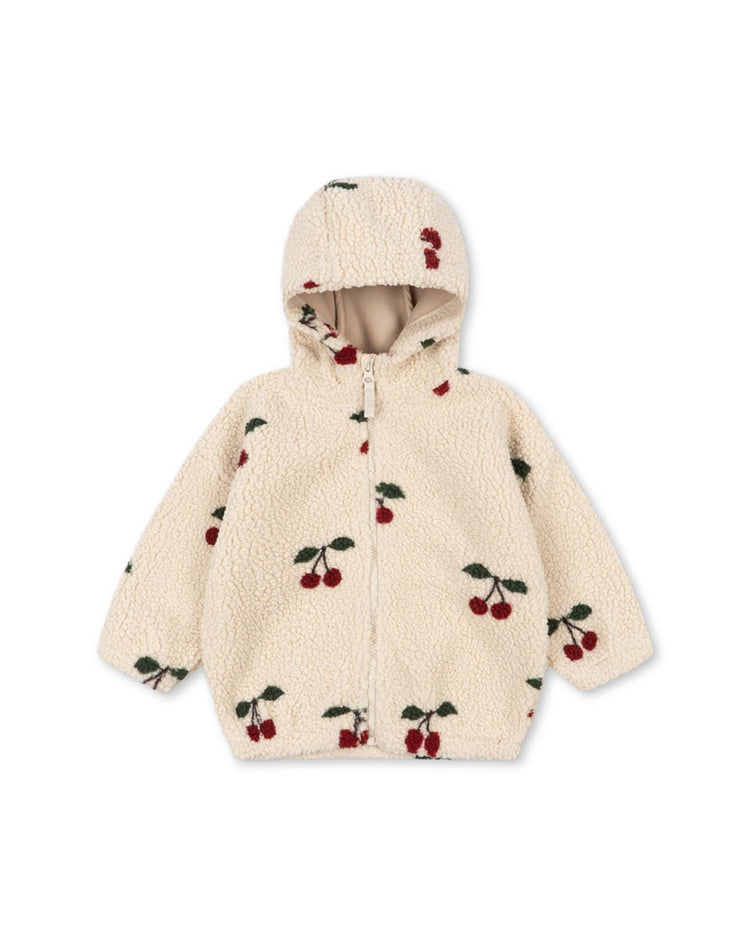 konges sløjd jody teddy hoodie in ma grande cerise kids Little