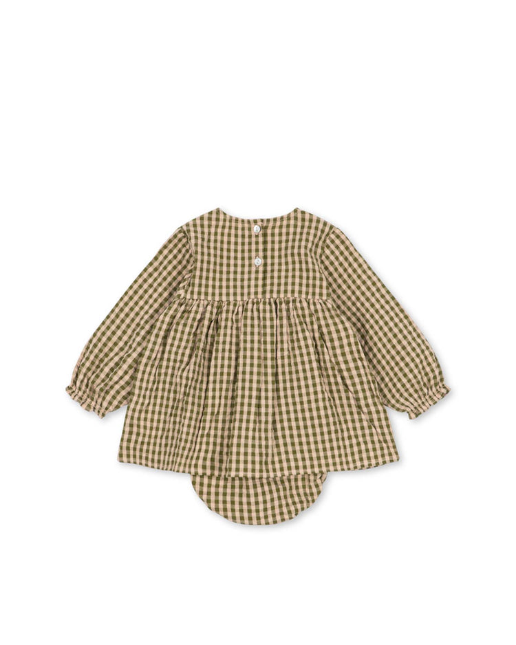 konges sløjd kim romper in avocado check kids Little