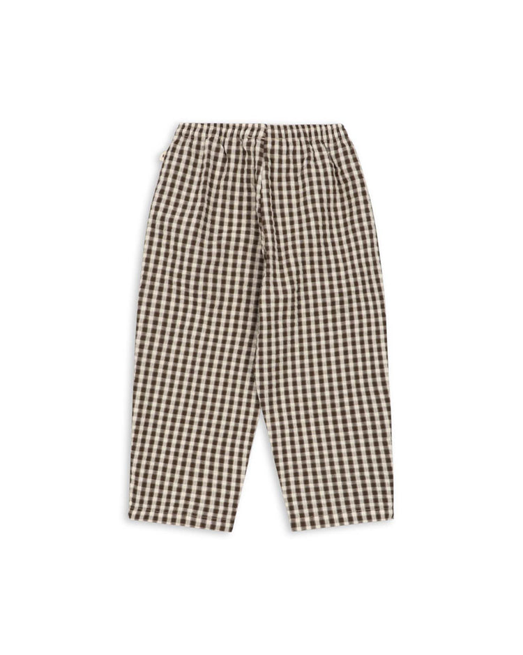 konges sløjd kim pants in choco check kids Little