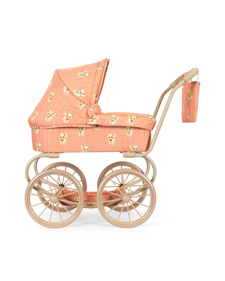 konges sløjd minnie doll pram in ciao miao rose play Little