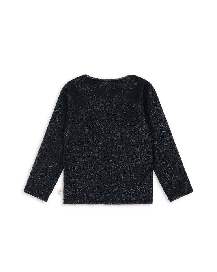 konges sløjd roli blouse in black kids Little