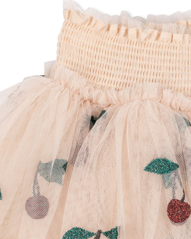 konges sløjd tullie smock skirt in ma grande cerise glitter kids Little