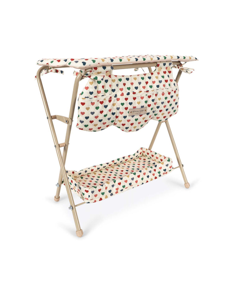konges sløjd doll changing table in coeur coloré play Little