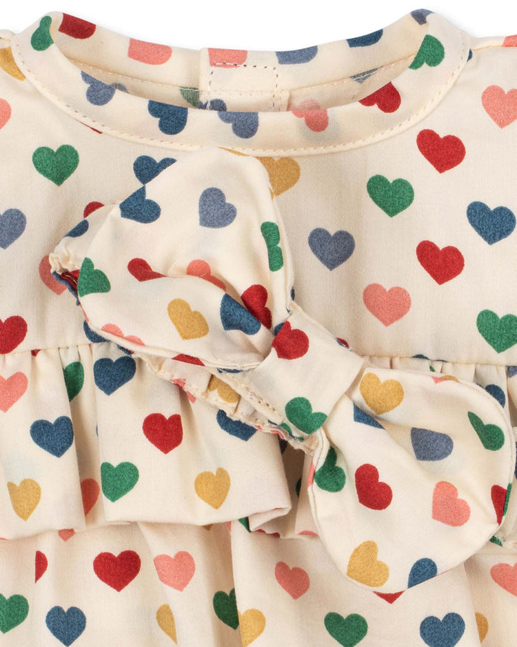 konges sløjd doll clothes set in coeur coloré play Little