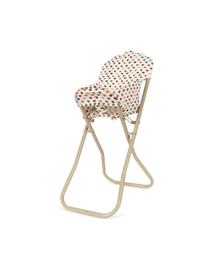 konges sløjd doll high chair in coeur coloré play Little