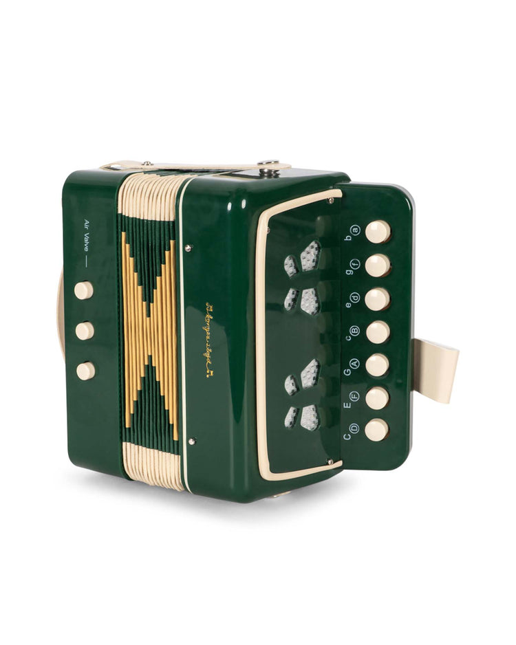 konges sløjd accordion in green play Little