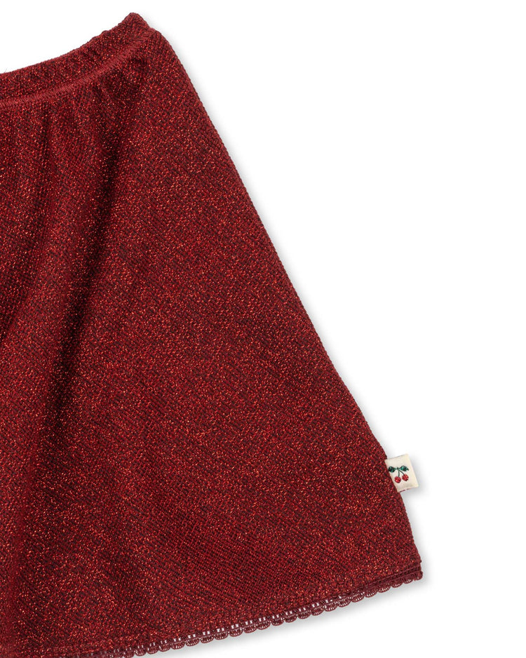 konges sløjd roli skirt in red dahlia kids Little