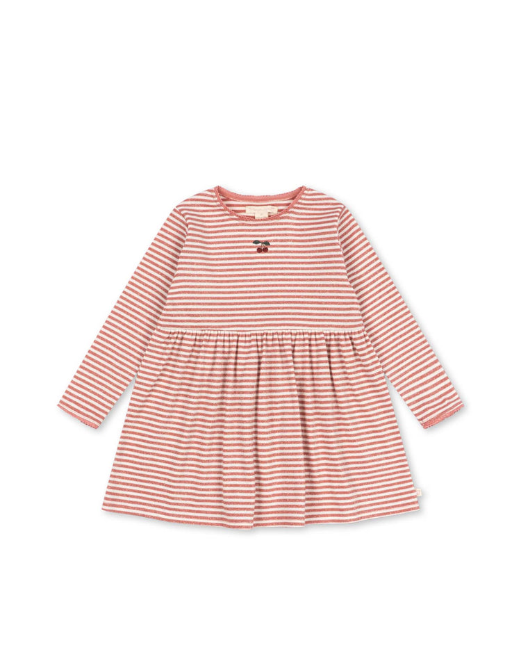 konges sløjd roli stripe dress in rose cream stripe kids Little