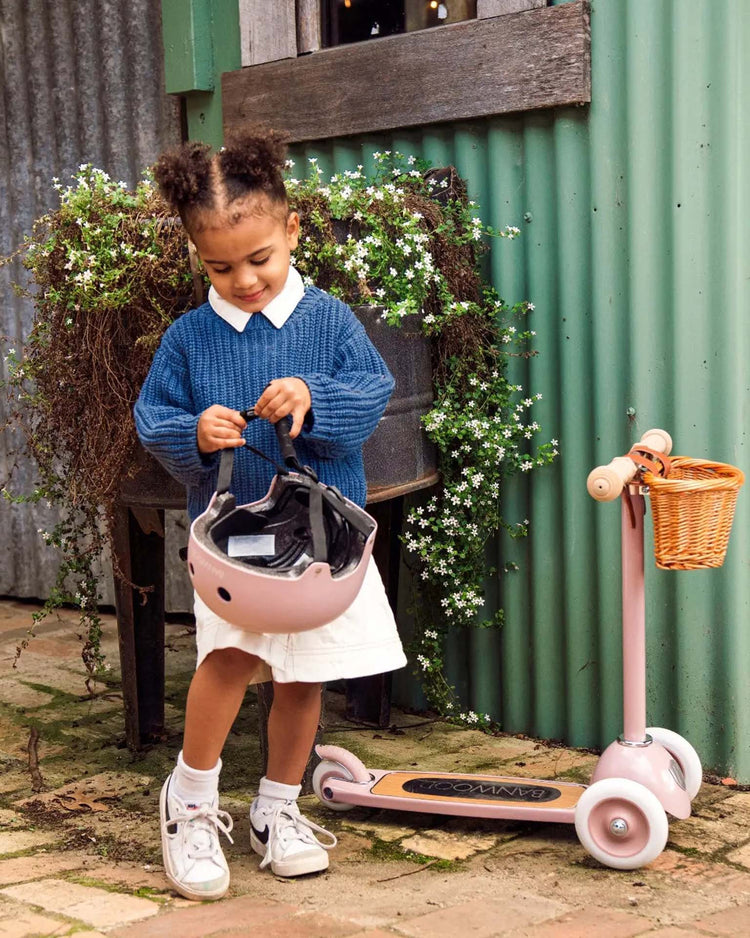 banwood banwood scooter in dusty pink play Little