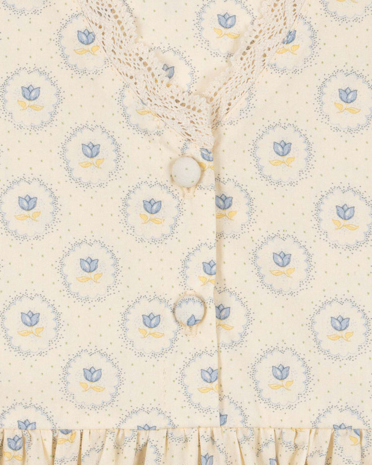 konges sløjd coeur lace dress in ciel mirage kids Little