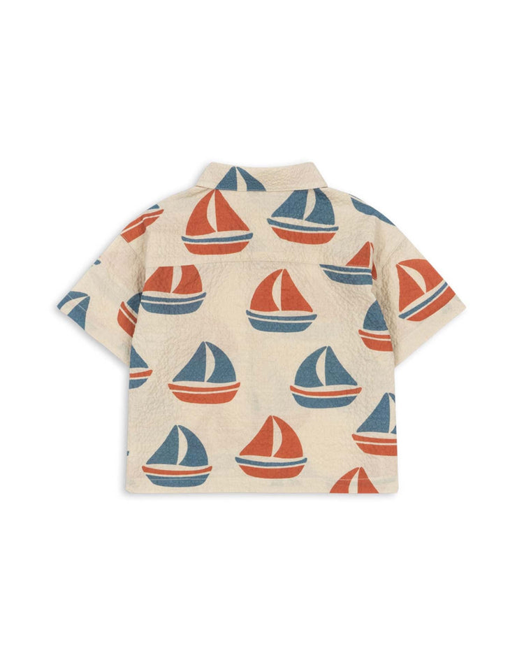 konges sløjd elliot short sleeve shirt in ahoy kids Little