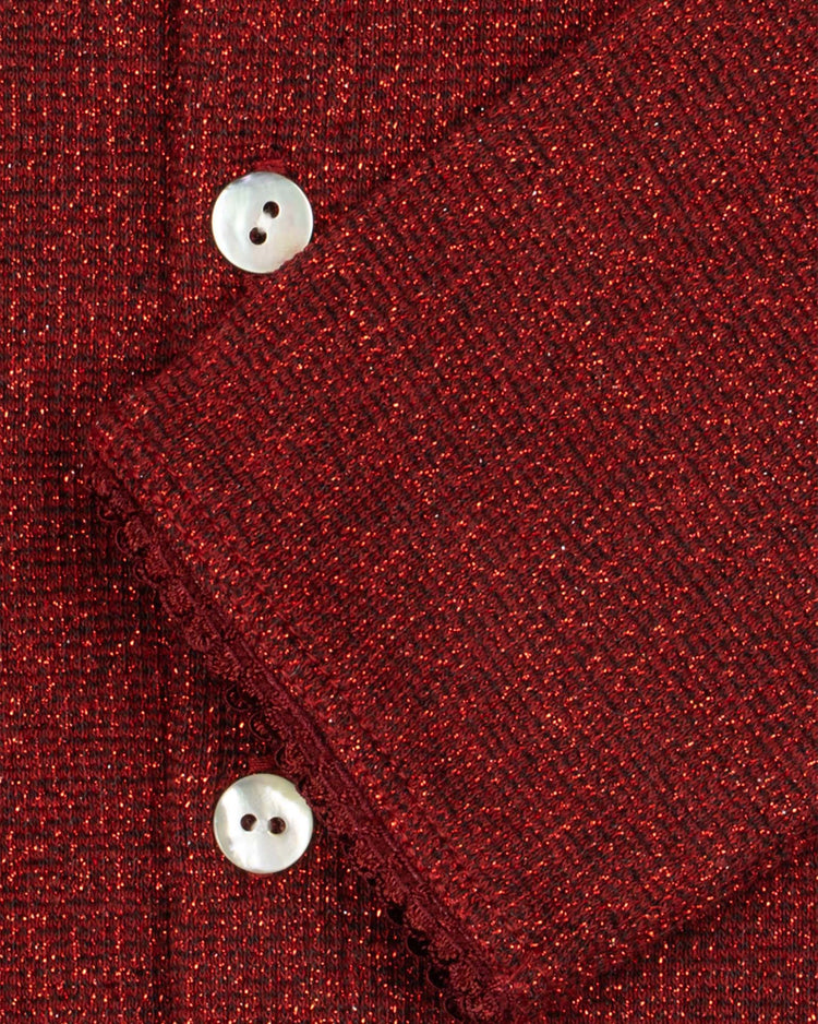 konges sløjd roli cardigan in red dahlia kids Little