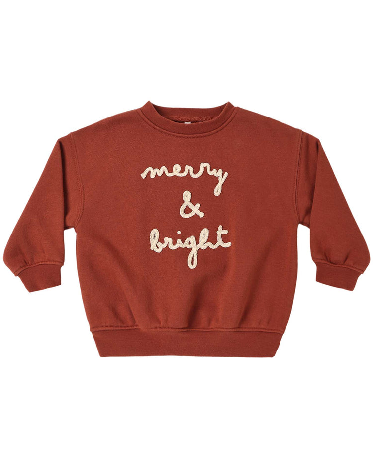 rylee + cru relaxed sweatshirt in merry & bright kids Little