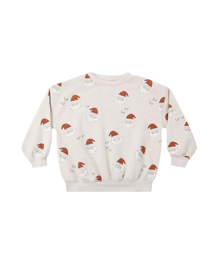rylee + cru relaxed sweatshirt in santa kids Little